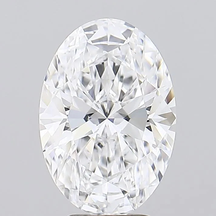 3.27ct Oval Lab Grown Diamond (Colour D, Clarity IF, IGI Certified)