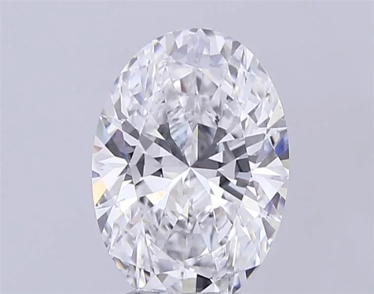 3.27ct Oval Lab Grown Diamond (Colour D, Clarity VVS2, GIA Certified)