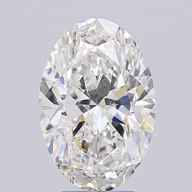 3.27ct Oval Lab Grown Diamond (Colour E, Clarity VVS2, IGI Certified)