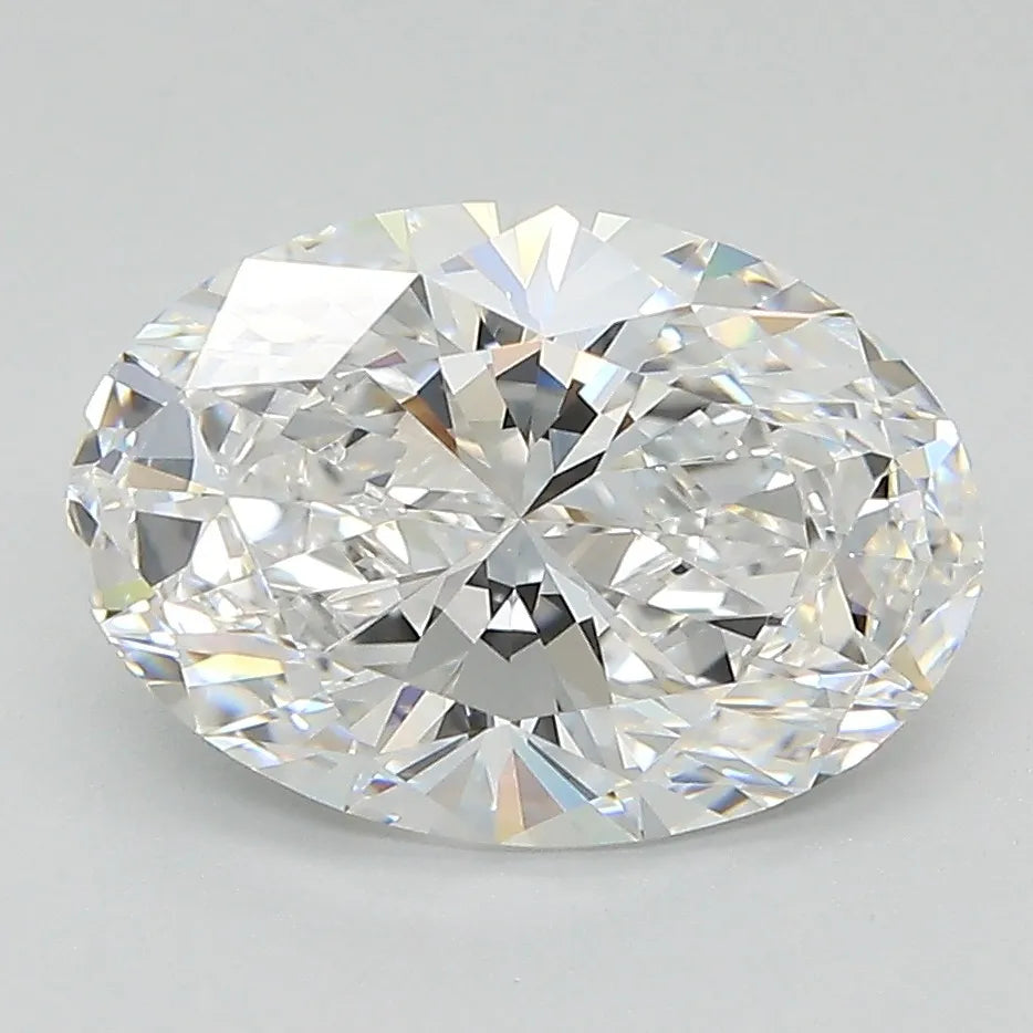 3.27ct Oval Lab Grown Diamond (Colour F, Clarity VVS1, IGI Certified)