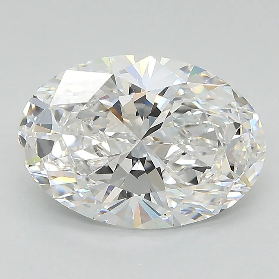3.27ct Oval Lab Grown Diamond (Colour F, Clarity VVS1, IGI Certified)