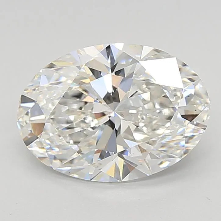 3.28ct Oval Lab Grown Diamond (Colour E, Clarity VS2, IGI Certified)