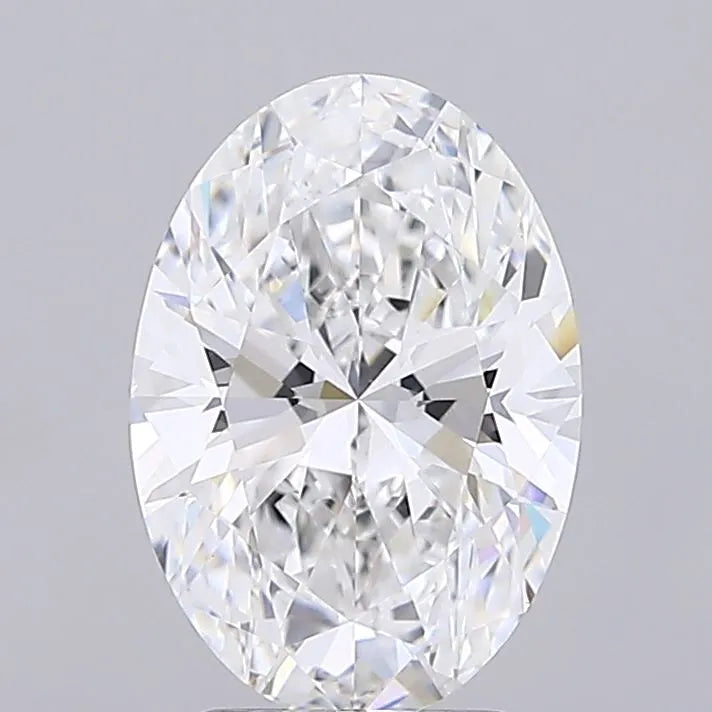3.30ct Oval Lab Grown Diamond (Colour D, Clarity VVS2, IGI Certified)