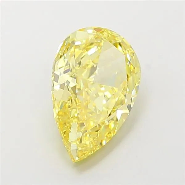3.30ct Pear Lab Grown Diamond (Colour Fancy Intense Yellow, Clarity VVS2, IGI Certified)