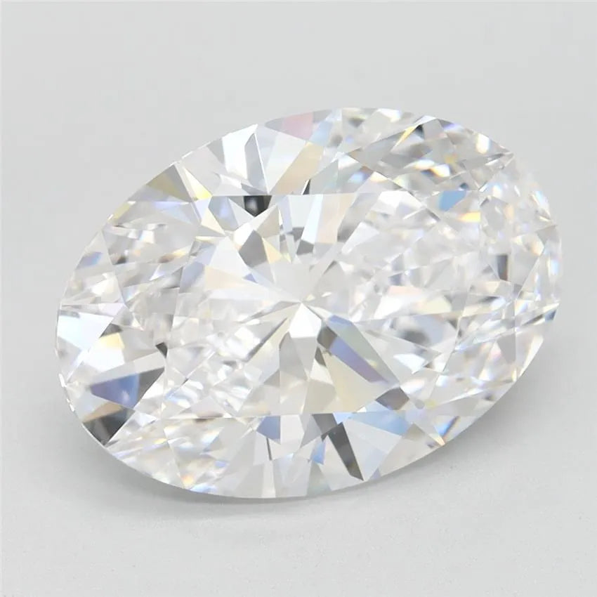 3.31ct Oval Lab Grown Diamond (Colour E, Clarity IF, IGI Certified)
