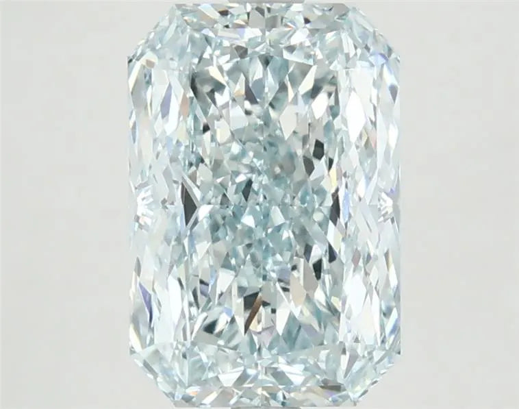 3.31ct Radiant Lab Grown Diamond (Colour Fancy Intense Green Blue, Clarity VVS2, IGI Certified)