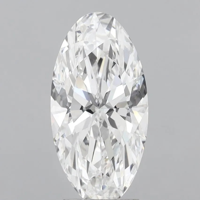 3.32ct Oval Lab Grown Diamond (Colour D, Clarity VVS2, IGI Certified)