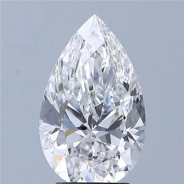 3.32ct Pear Lab Grown Diamond (Colour D, Clarity VVS2, IGI Certified)