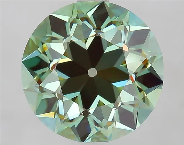3.33ct European cut Lab Grown Diamond (Colour Fancy Vivid Green, Clarity VVS2, IGI Certified)