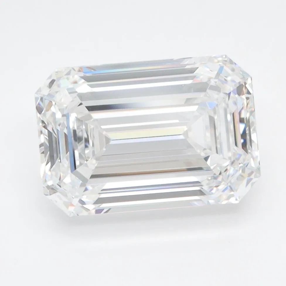 3.34ct Emerald Lab Grown Diamond (Colour D, Clarity VVS1, GIA Certified)