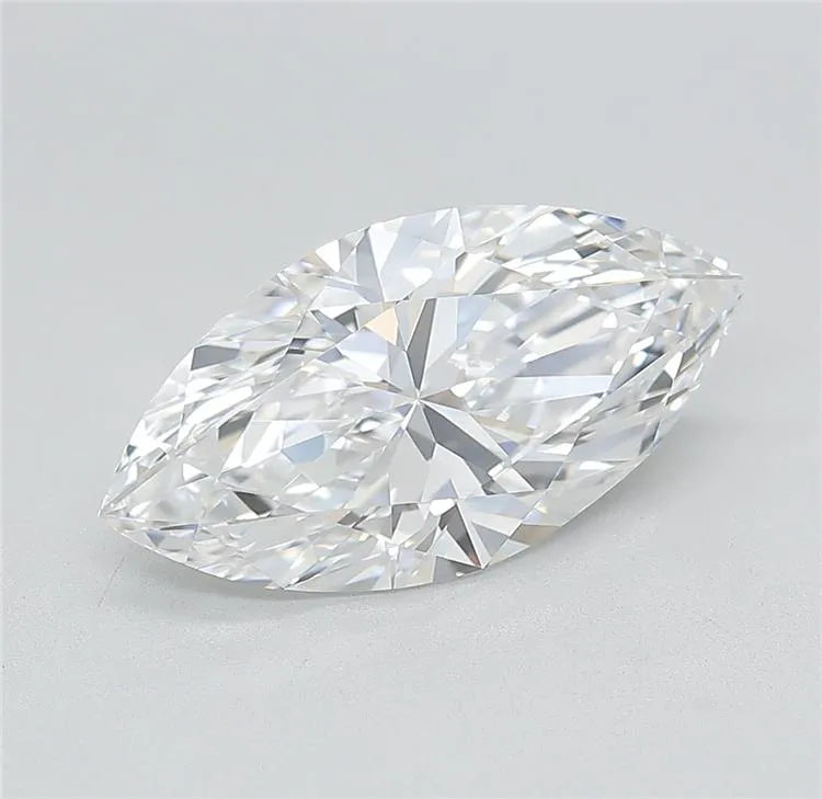 3.34ct Marquise Lab Grown Diamond (Colour D, Clarity IF, Cut EX, IGI Certified)