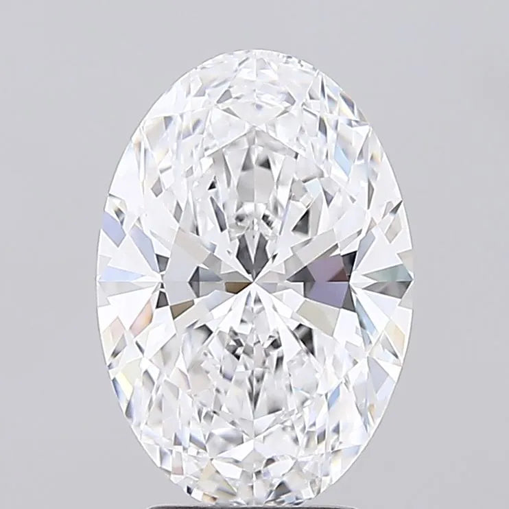 3.34ct Oval Lab Grown Diamond (Colour D, Clarity FL, Cut EX, IGI Certified)