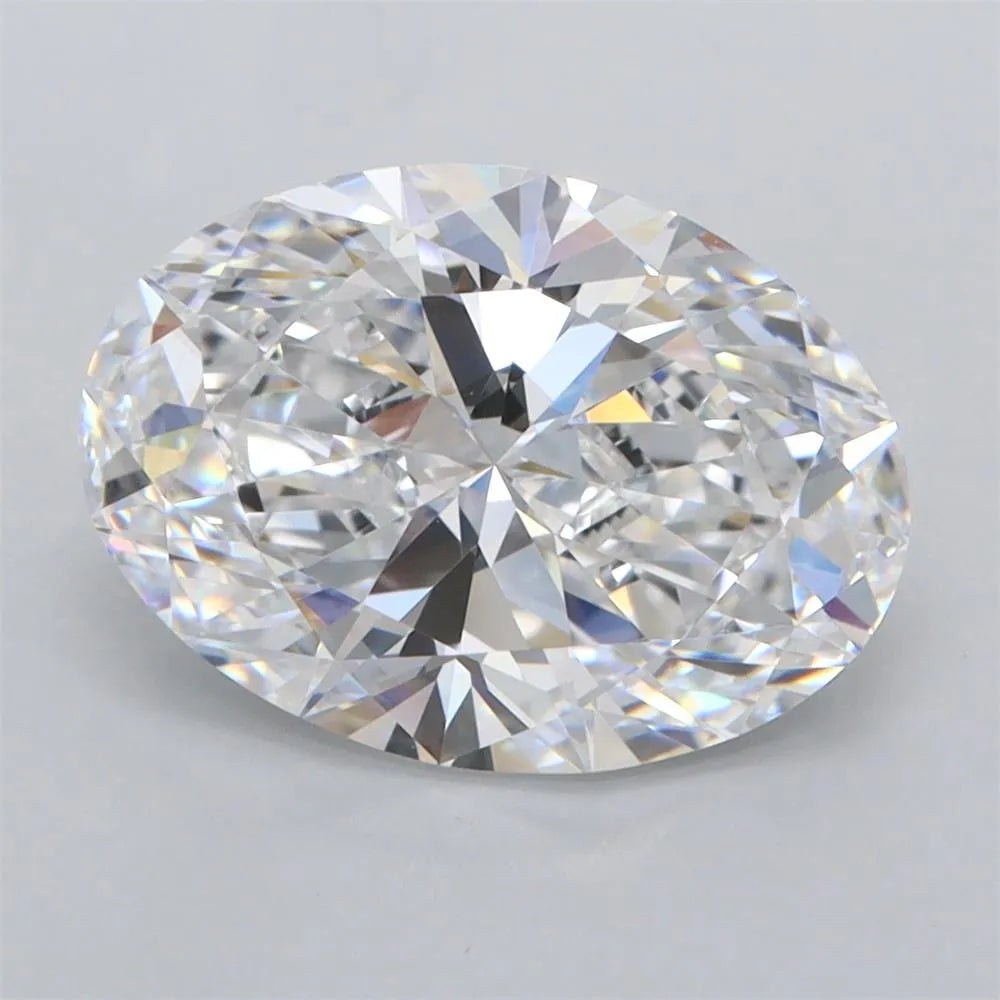 3.34ct Oval Lab Grown Diamond (Colour D, Clarity FL, IGI Certified)