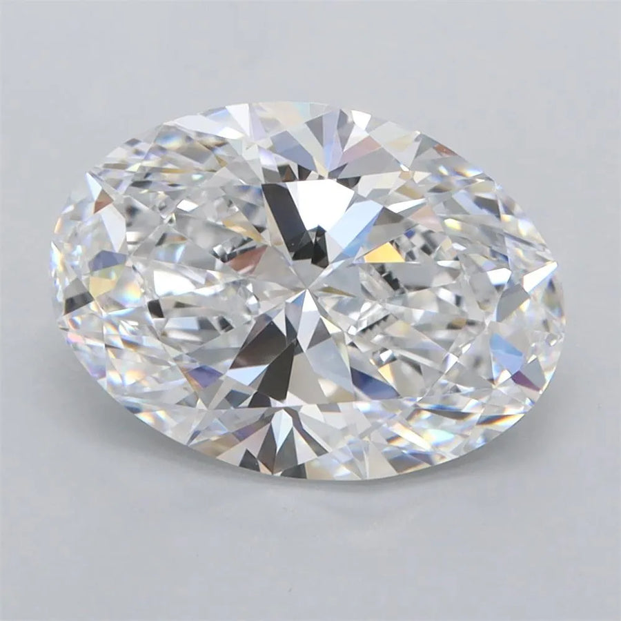 3.34ct Oval Lab Grown Diamond (Colour D, Clarity FL, IGI Certified)