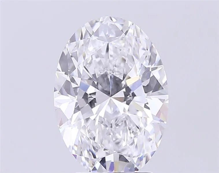 3.36ct Oval Lab Grown Diamond (Colour D, Clarity VVS2, GIA Certified)