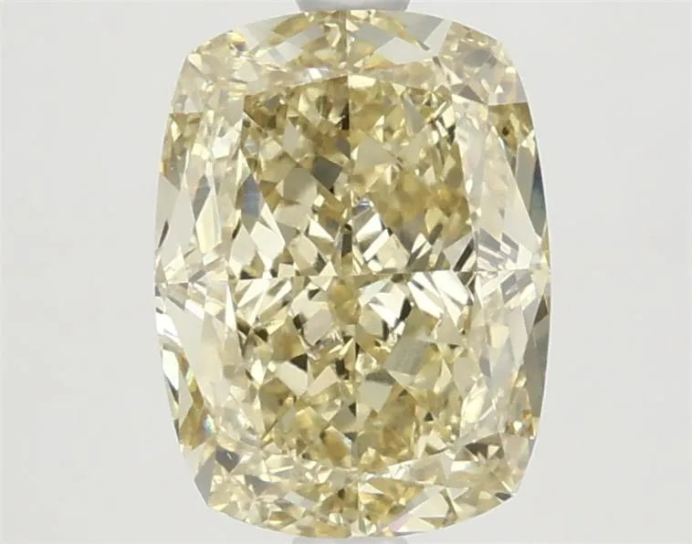3.37ct Cushion modified Lab Grown Diamond (Colour Fancy Intense Yellow, Clarity VVS2, IGI Certified)