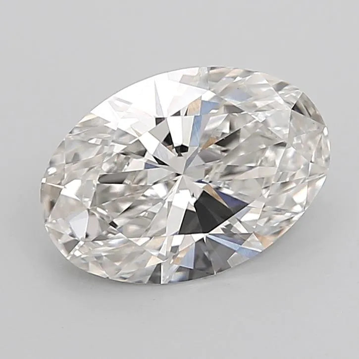 3.37ct Oval Lab Grown Diamond (Colour G, Clarity VVS2, IGI Certified)