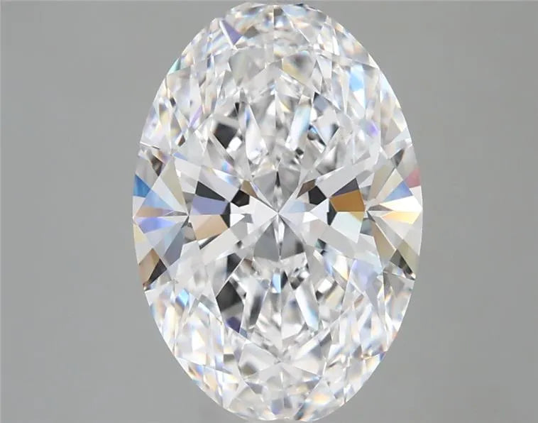 3.38ct Oval Lab Grown Diamond (Colour D, Clarity FL, IGI Certified)