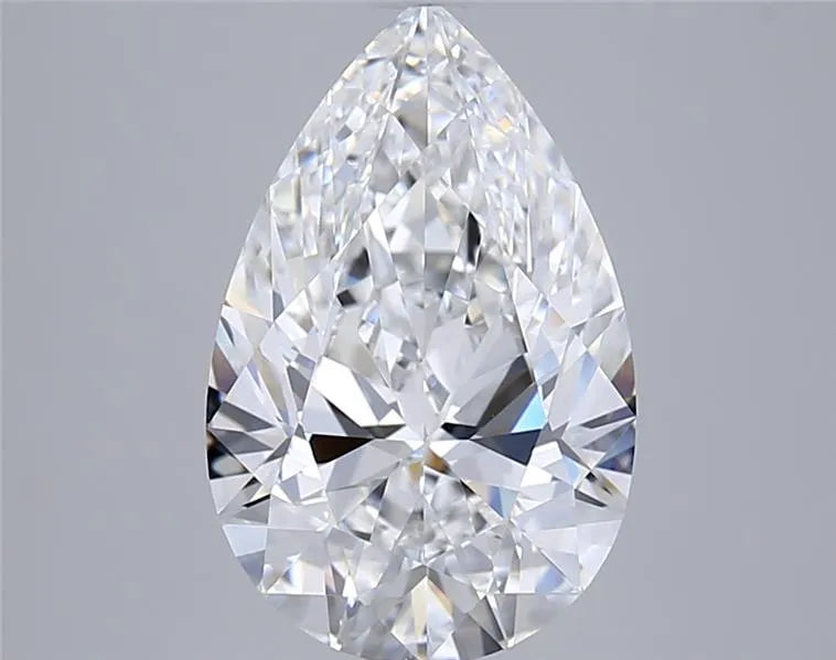 3.38ct Pear Lab Grown Diamond (Colour E, Clarity VVS1, IGI Certified)