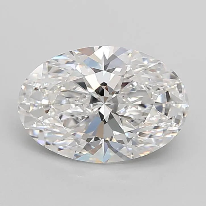 3.40ct Oval Lab Grown Diamond (Colour D, Clarity IF, Cut EX, IGI Certified)