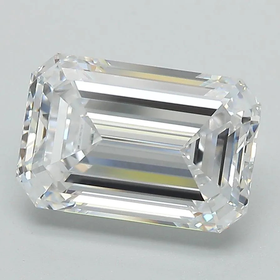 3.41ct Emerald Lab Grown Diamond (Colour D, Clarity VVS1, IGI Certified)