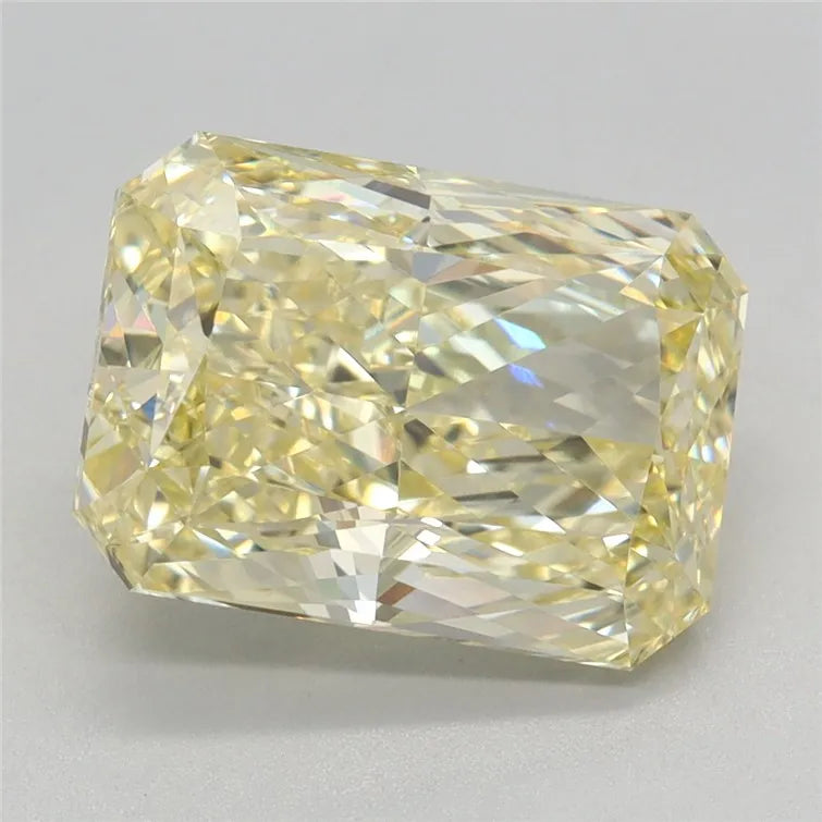 3.43ct Radiant Lab Grown Diamond (Colour Fancy Yellow, Clarity VVS2, IGI Certified)