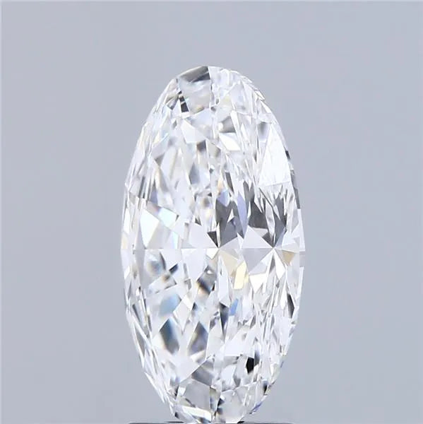 3.44ct Oval Lab Grown Diamond (Colour D, Clarity VVS2, IGI Certified)