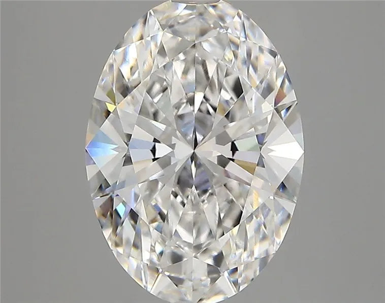 3.44ct Oval Lab Grown Diamond (Colour D, Clarity VVS2, IGI Certified)
