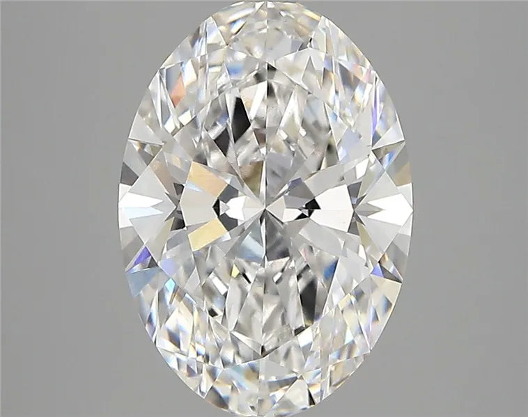 3.45ct Oval Lab Grown Diamond (Colour E, Clarity VVS2, Cut EX, GIA Certified)