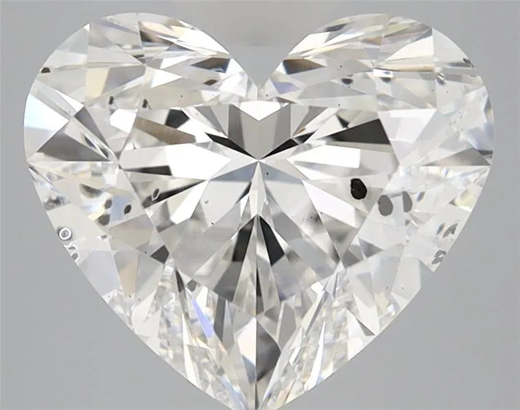 3.46ct Heart Lab Grown Diamond (Colour E, Clarity SI2, IGI Certified)
