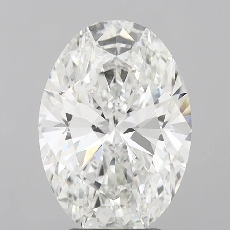 3.47ct Oval Lab Grown Diamond (Colour F, Clarity IF, IGI Certified)