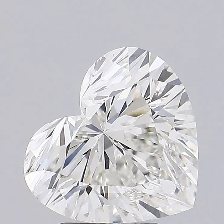 3.48ct Heart Lab Grown Diamond (Colour H, Clarity VS2, IGI Certified)