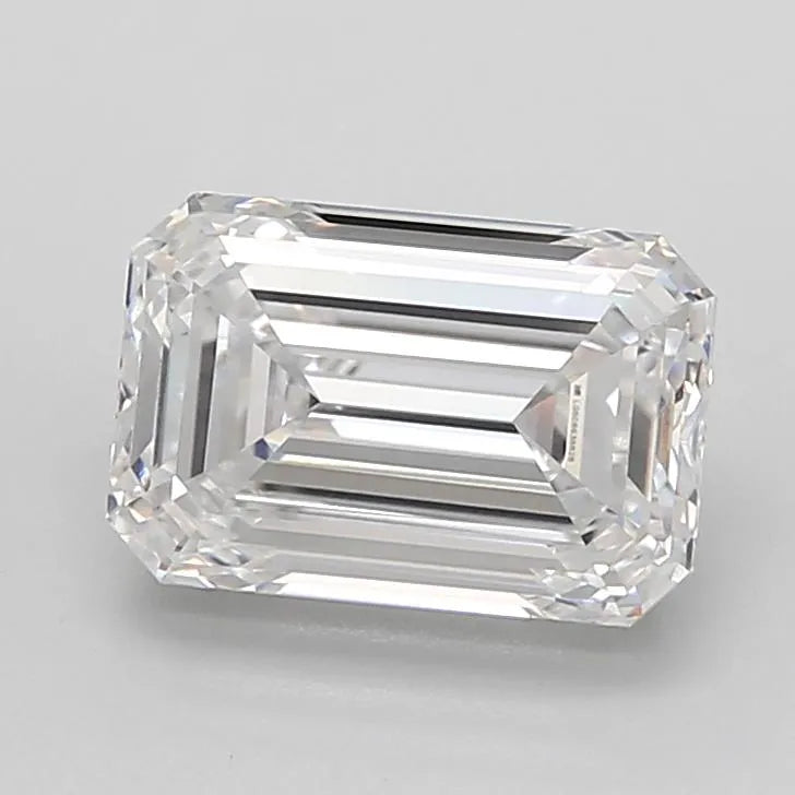 3.49ct Emerald Lab Grown Diamond (Colour D, Clarity IF, IGI Certified)