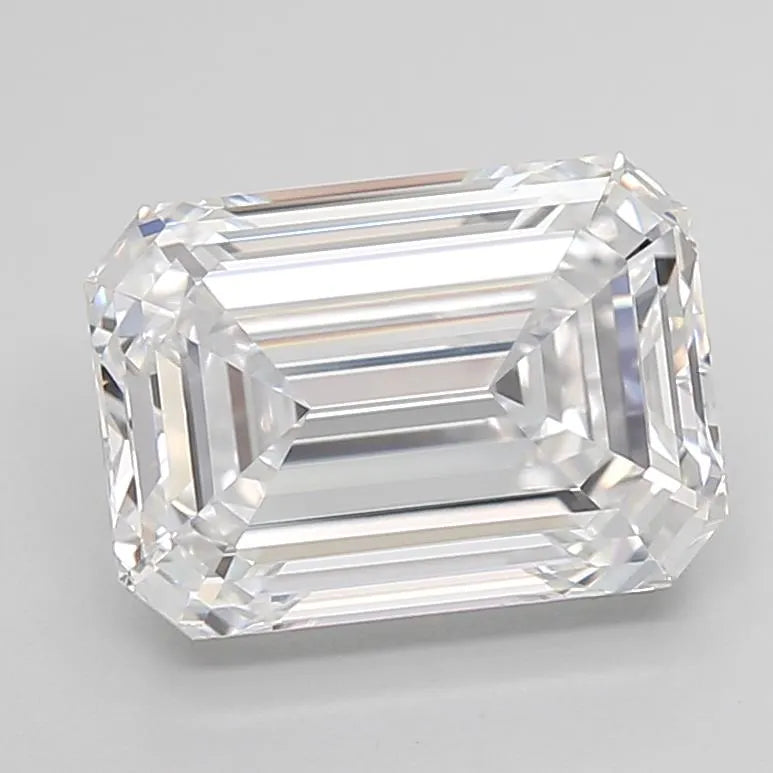 3.50ct Emerald Lab Grown Diamond (Colour D, Clarity IF, Cut EX, IGI Certified)