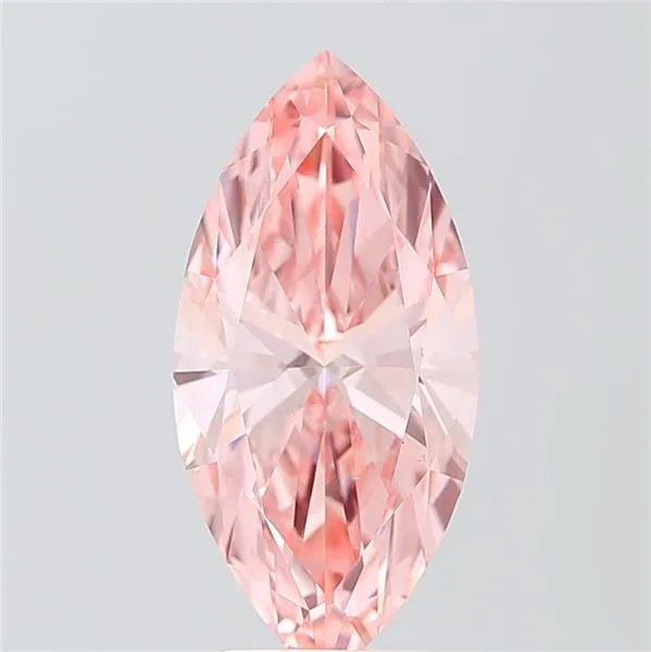 3.50ct Marquise Lab Grown Diamond (Colour Fancy Vivid Pink, Clarity VS1, IGI Certified)