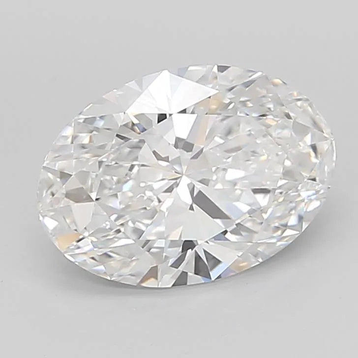 3.50ct Oval Lab Grown Diamond (Colour D, Clarity IF, Cut EX, IGI Certified)