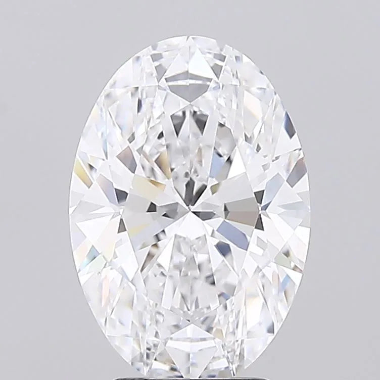 3.50ct Oval Lab Grown Diamond (Colour D, Clarity IF, IGI Certified)