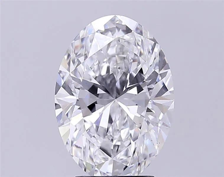 3.50ct Oval Lab Grown Diamond (Colour D, Clarity VS1, IGI Certified)
