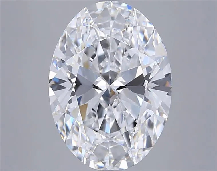 3.50ct Oval Lab Grown Diamond (Colour D, Clarity VVS2, IGI Certified)