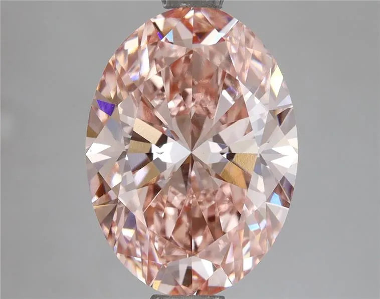 3.50ct Oval Lab Grown Diamond (Colour Fancy Pink, Clarity VS1, Cut EX, Uncertified)