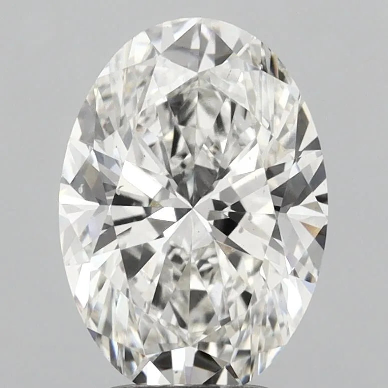 3.50ct Oval Lab Grown Diamond (Colour G, Clarity VS2, IGI Certified)