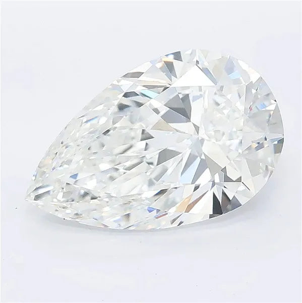 3.50ct Pear Lab Grown Diamond (Colour E, Clarity VVS2, IGI Certified)