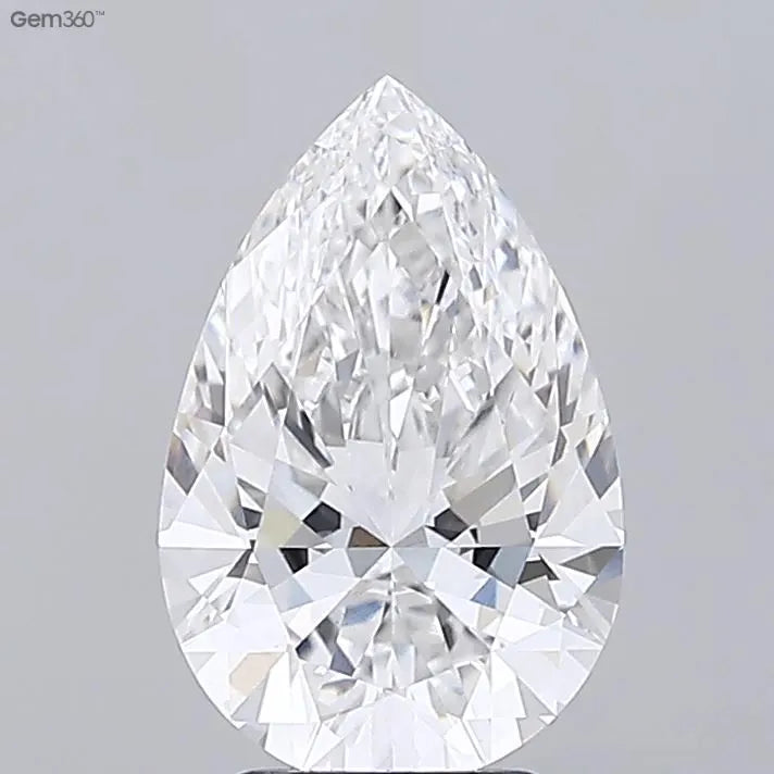 3.50ct Pear Lab Grown Diamond (Colour F, Clarity VVS2, IGI Certified)
