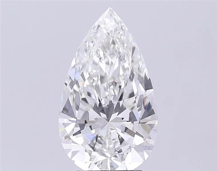 3.50ct Pear Lab Grown Diamond (Colour G, Clarity VS1, IGI Certified)