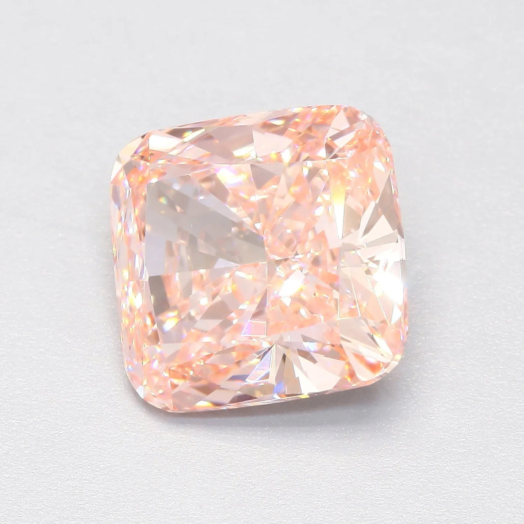 3.51ct Cushion modified Lab Grown Diamond (Colour Fancy Intense Pink, Clarity VVS2, IGI Certified)