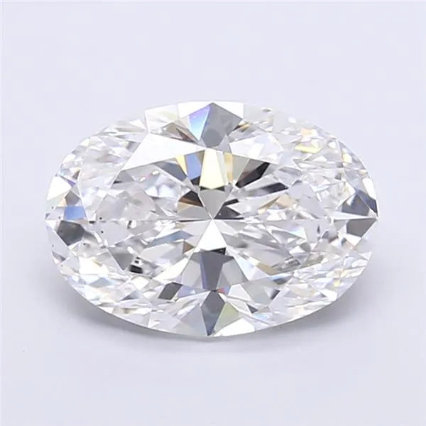 3.51ct Oval Lab Grown Diamond (Colour D, Clarity VS2, IGI Certified)
