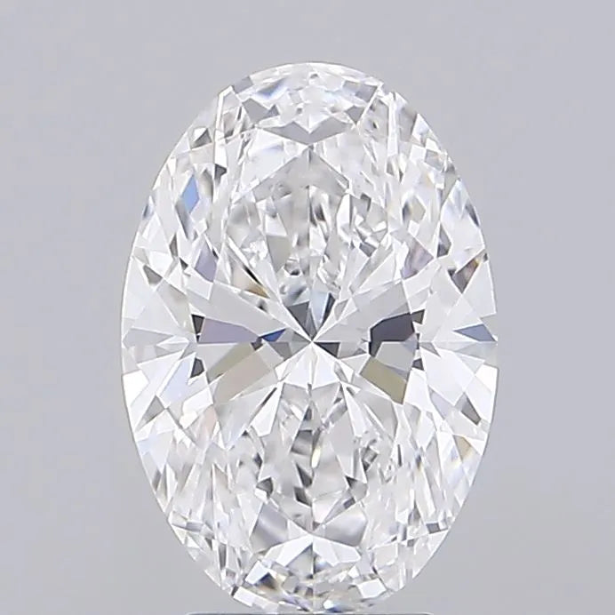 3.51ct Oval Lab Grown Diamond (Colour D, Clarity VVS2, IGI Certified)