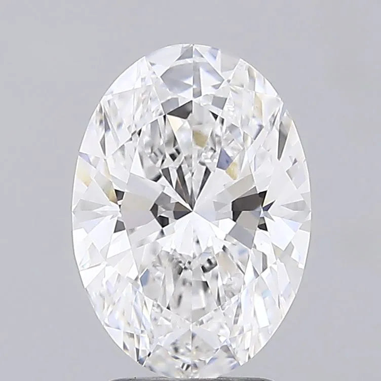 3.51ct Oval Lab Grown Diamond (Colour E, Clarity VVS2, IGI Certified)