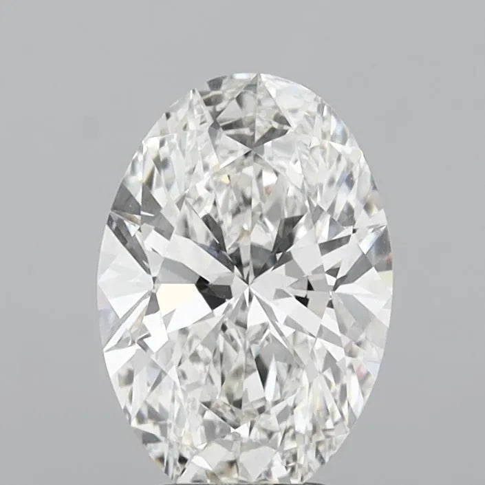 3.51ct Oval Lab Grown Diamond (Colour E, Clarity VVS2, IGI Certified)