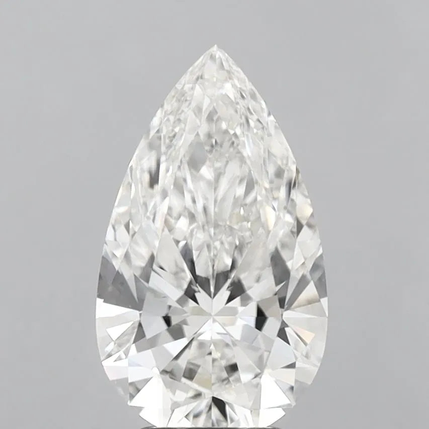 3.51ct Pear Lab Grown Diamond (Colour G, Clarity VVS2, IGI Certified)